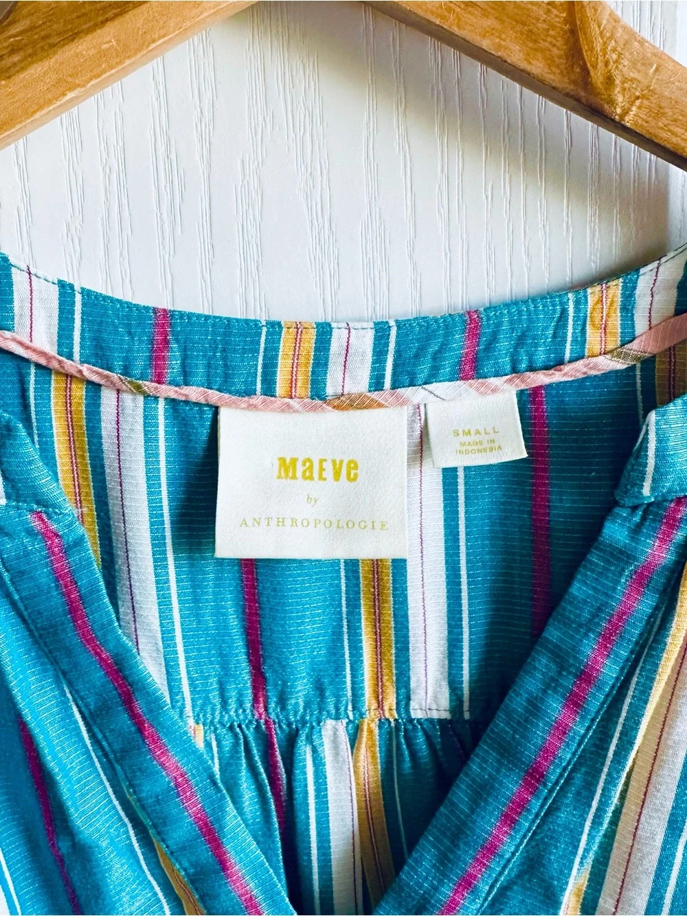 Anthropologie Maeve Oversized Striped Top